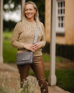 Louenhide Lizzie Crossbody Bag - Smoke sold by Boutique with Grace