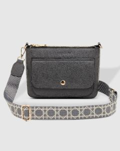 Louenhide Lizzie Crossbody Bag - Smoke sold by Boutique with Grace