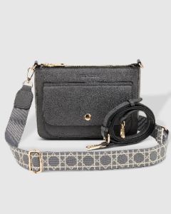 Louenhide Lizzie Crossbody Bag - Smoke sold by Boutique with Grace