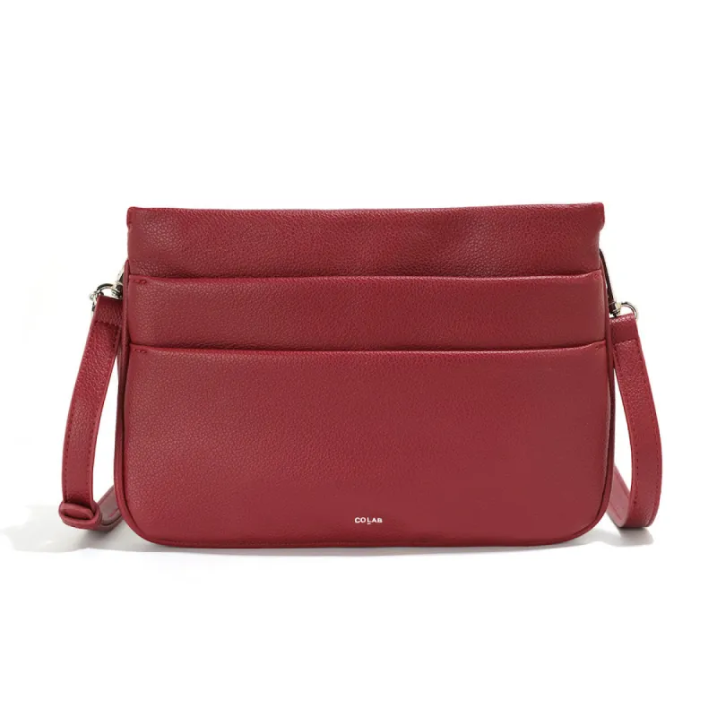 co-lab Nina Crossbody - Pomegranate sold by Boutique with Grace