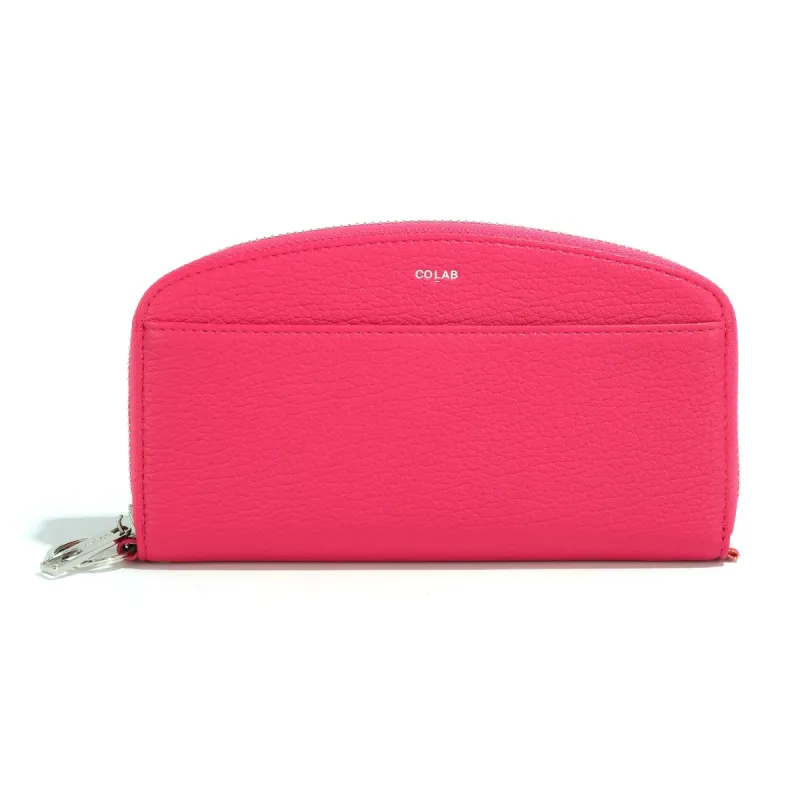 co-lab Isla Curved Wallet - Beetroot sold by Boutique with Grace