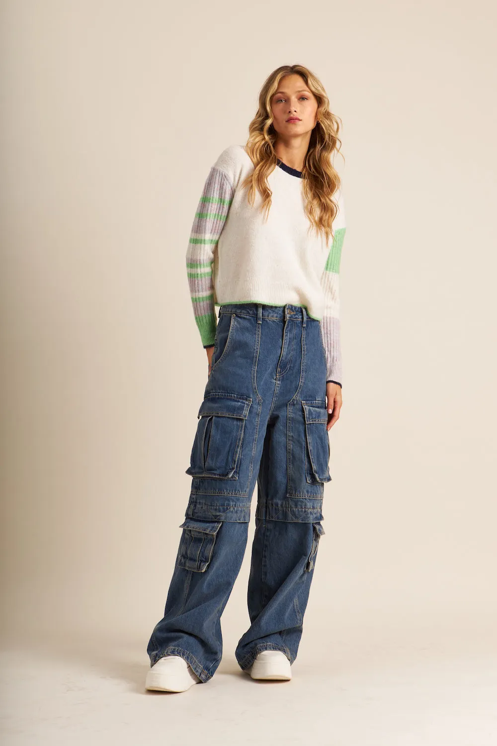 John & Jenn Patrice Sweater - Ivory Meadow sold by Boutique with Grace product image thumbnail 2