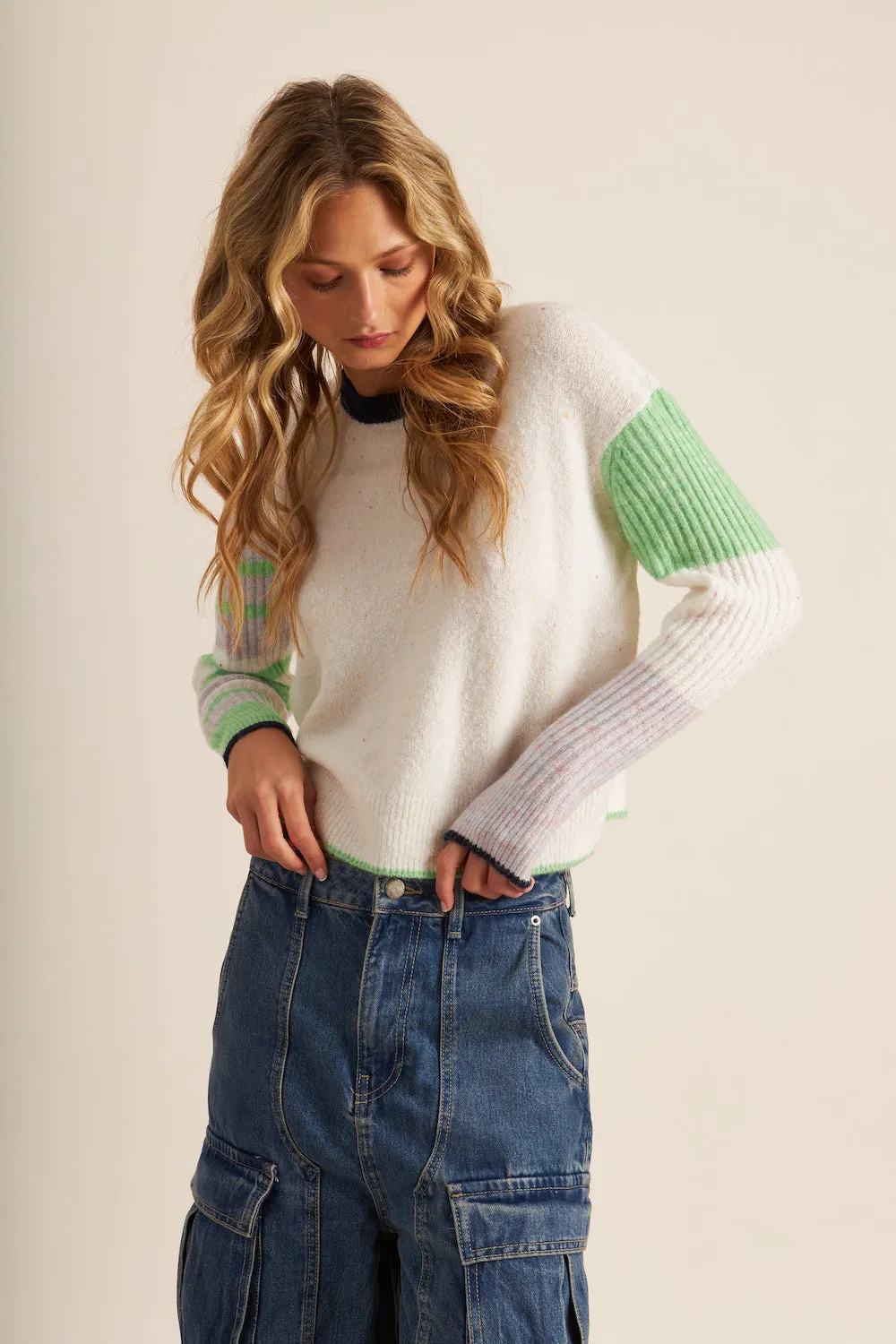 John & Jenn Patrice Sweater - Ivory Meadow sold by Boutique with Grace product image thumbnail 5