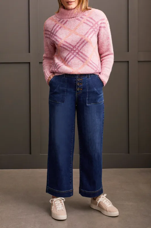 Tribal Audrey Wide Crop - Blue Moon sold by Boutique with Grace