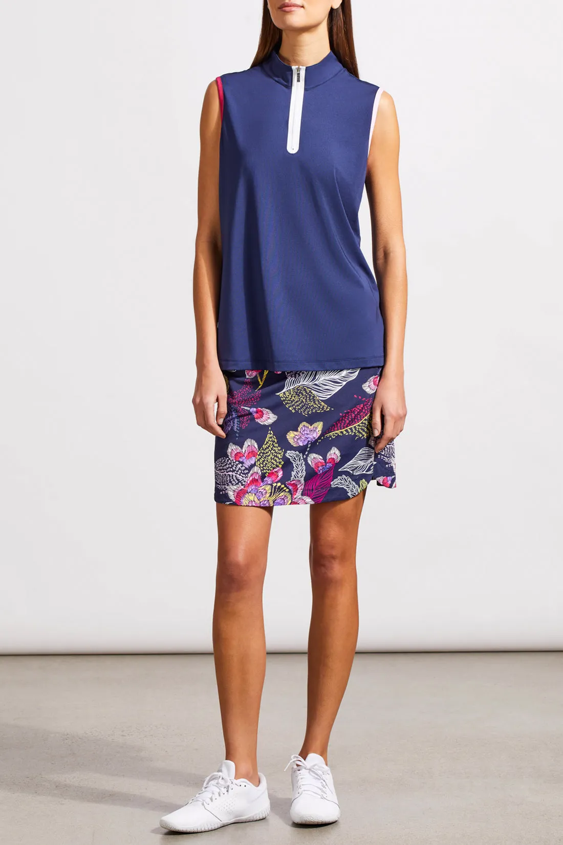 Tribal Verity Sleeveless Top - Naval sold by Boutique with Grace