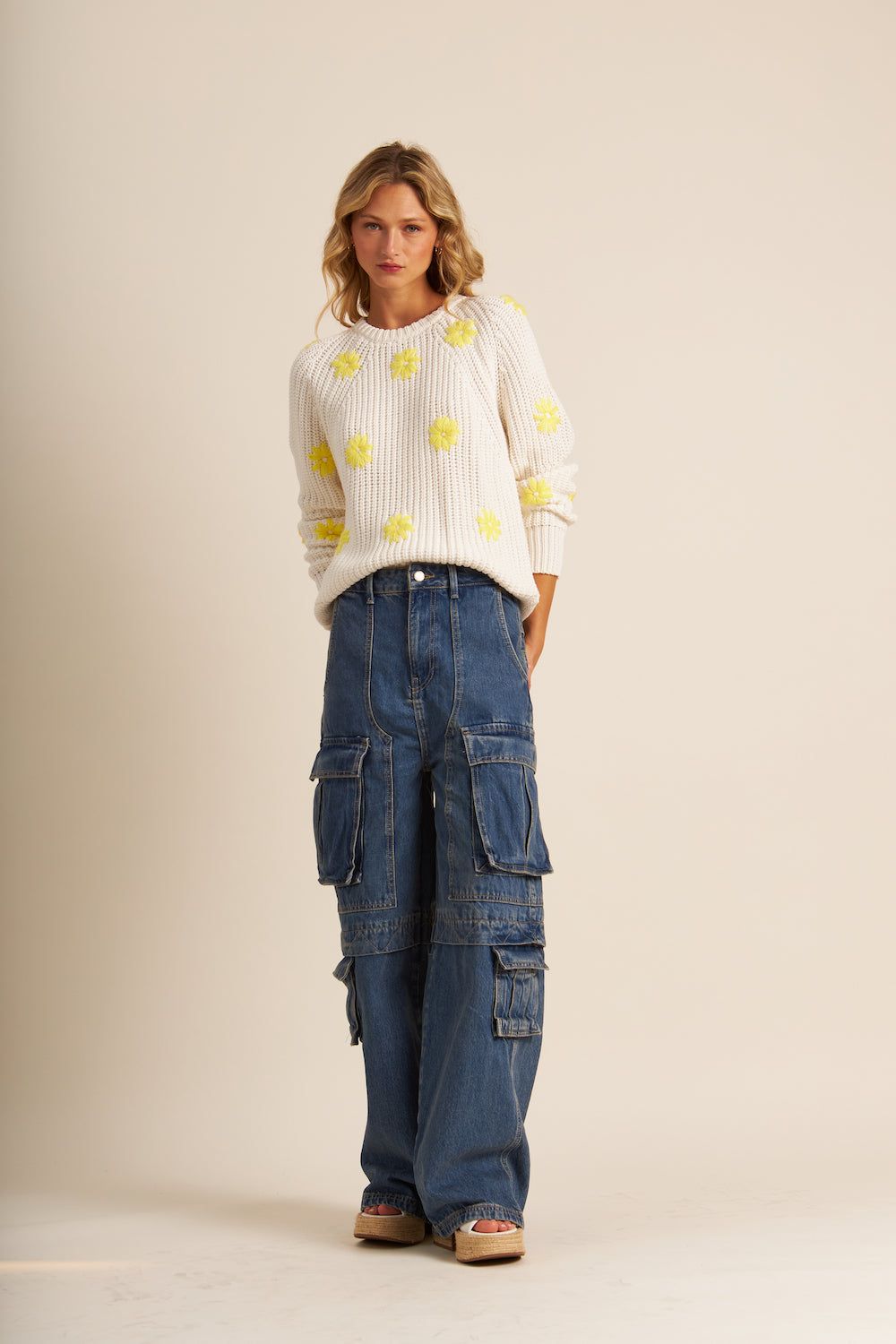 John & Jenn Hendrix Sweater - Gerber Daisy sold by Boutique with Grace product image thumbnail 4