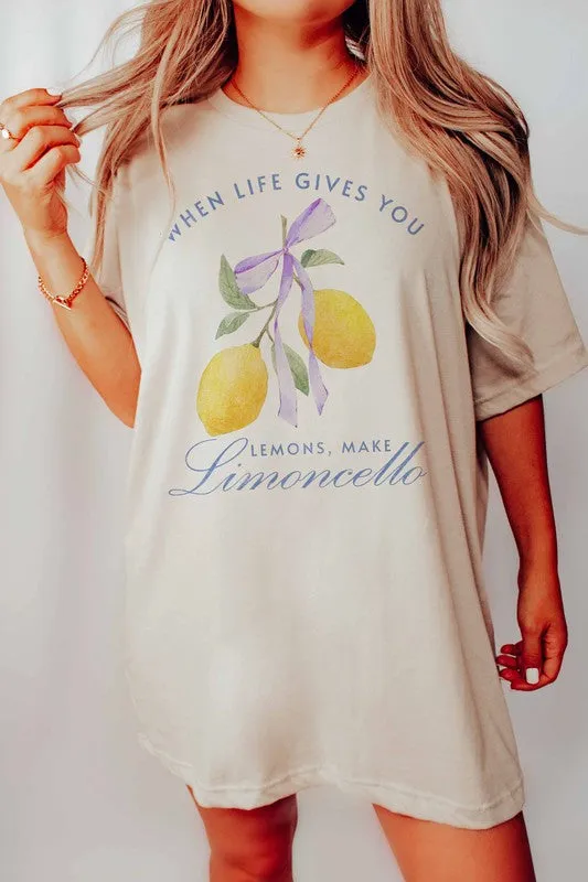 WKNDER Lemons Make Limoncello Graphic Tee sold by Boutique with Grace product image thumbnail 3