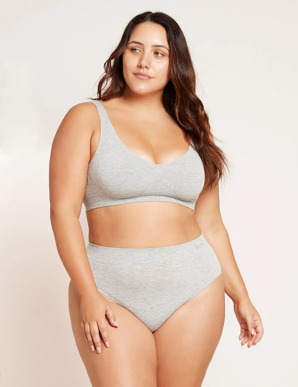Boody Full Brief - Grey Marl sold by Boutique with Grace product image thumbnail 2