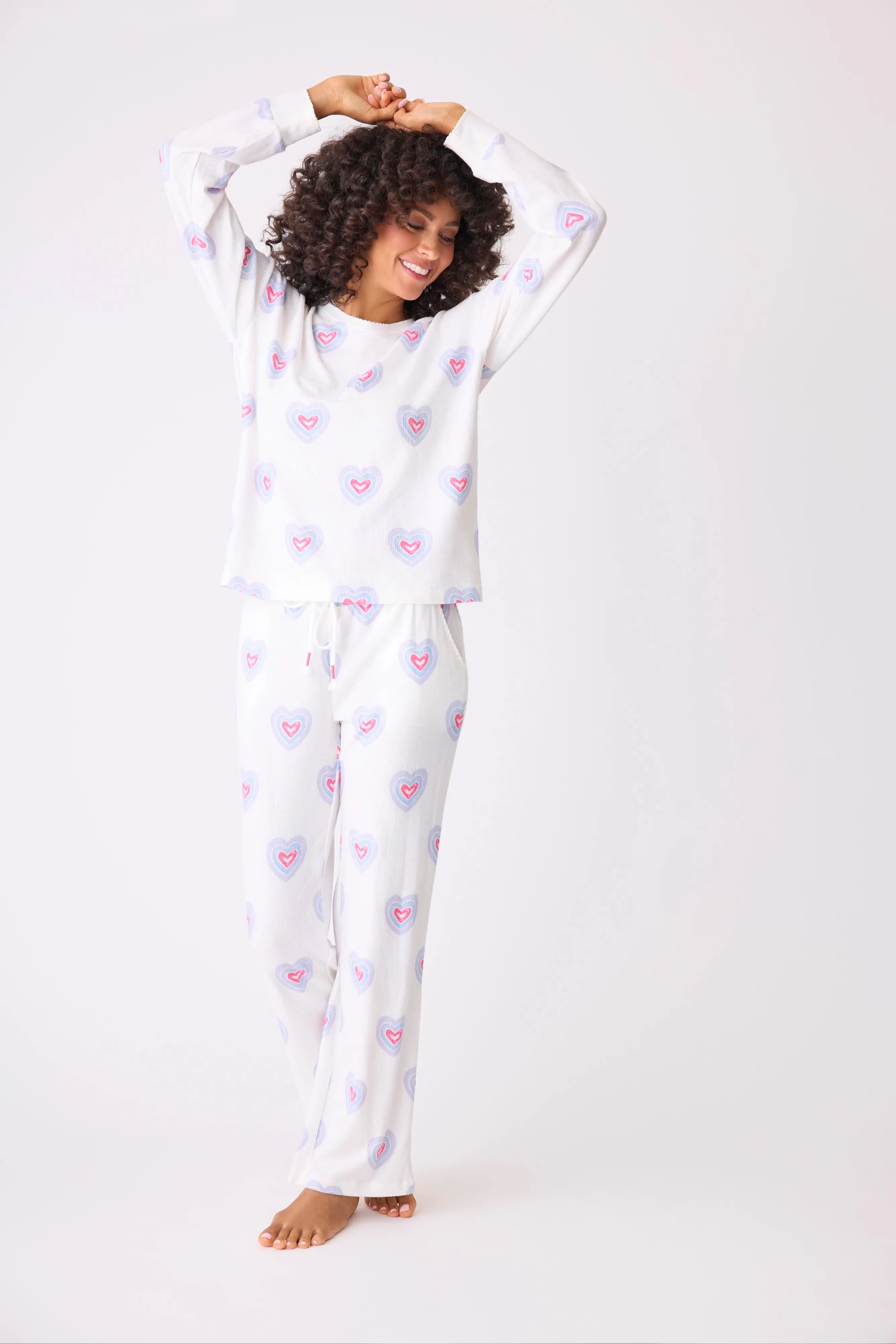 PJ Salvage Peace & Love PJ Set - Ivory sold by Boutique with Grace product image thumbnail 4