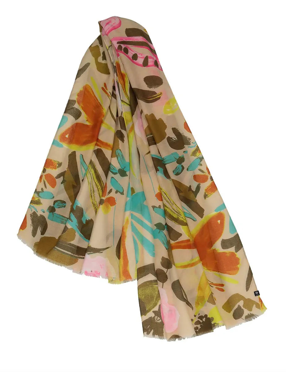 V. Fraas Wildflower Eco Scarf - 755 Dried Green sold by Boutique with Grace product image thumbnail 3