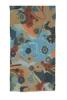 V. Fraas Retro Flowers Eco Scarf - 526 French Blue sold by Boutique with Grace