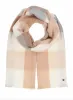 V. Fraas Modern Colourblock Oversized Scarf - 020 Off White sold by Boutique with Grace