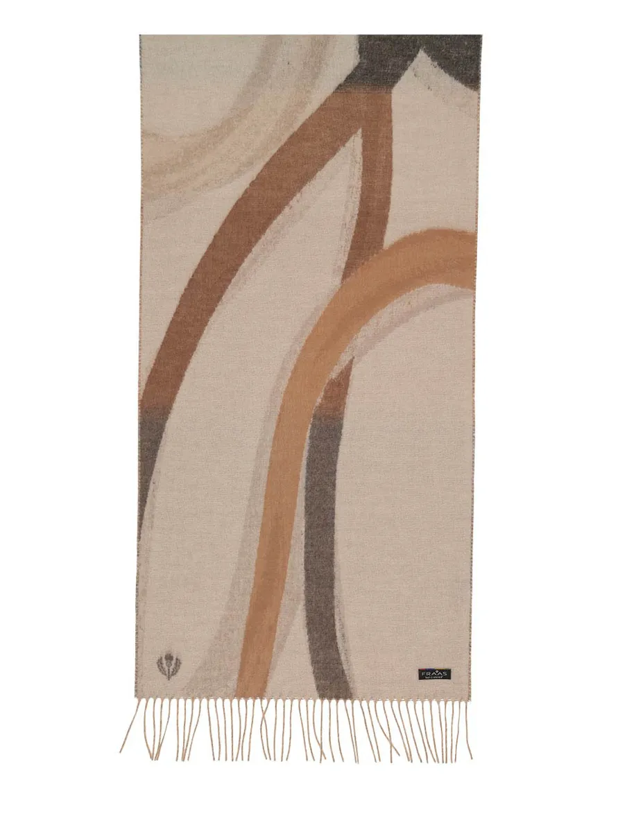 V. Fraas Cashmink Ribbons Scarf - 880 Greige sold by Boutique with Grace product image thumbnail 2