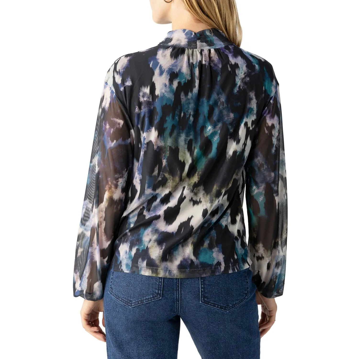 Sanctuary Isn’t She Lovely Mesh Top - Midnight Storm sold by Boutique with Grace product image thumbnail 3