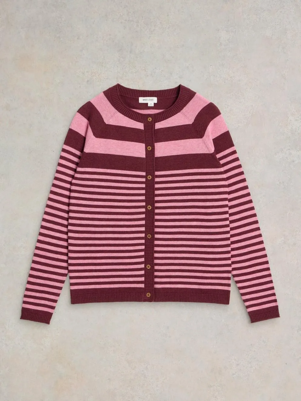 White Stuff Lulu Striped Cardi - Pink Multi sold by Boutique with Grace product image thumbnail 4