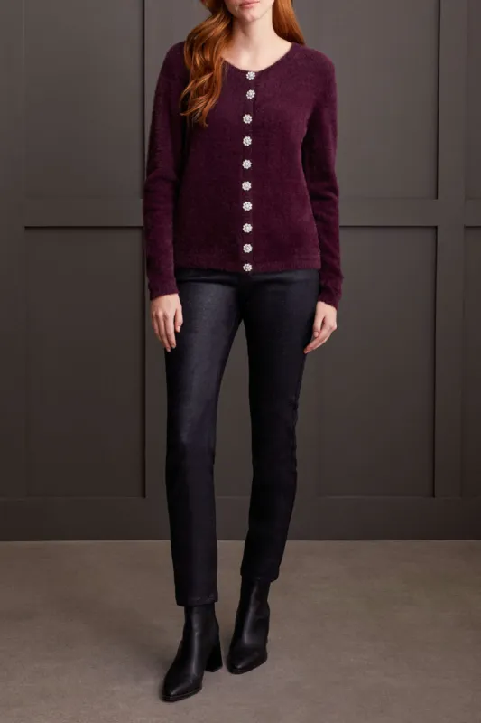 Tribal Sara Sweater Cardi - Raisin sold by Boutique with Grace