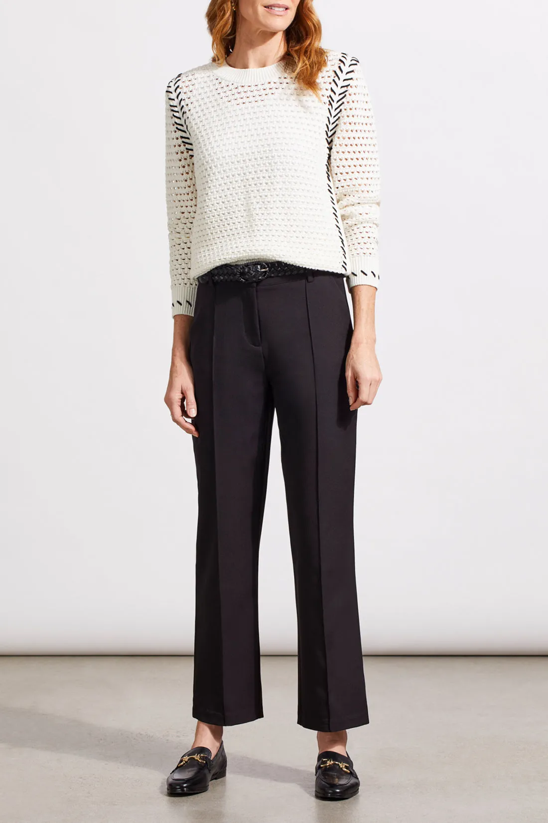 Tribal Pintuck Trouser - Black sold by Boutique with Grace