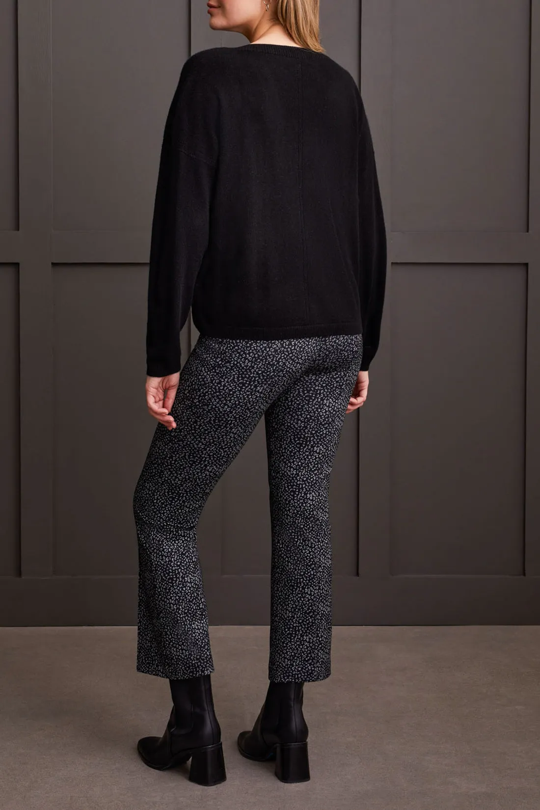 Tribal Pointelle Cashmere Sweater - Black sold by Boutique with Grace product image thumbnail 3