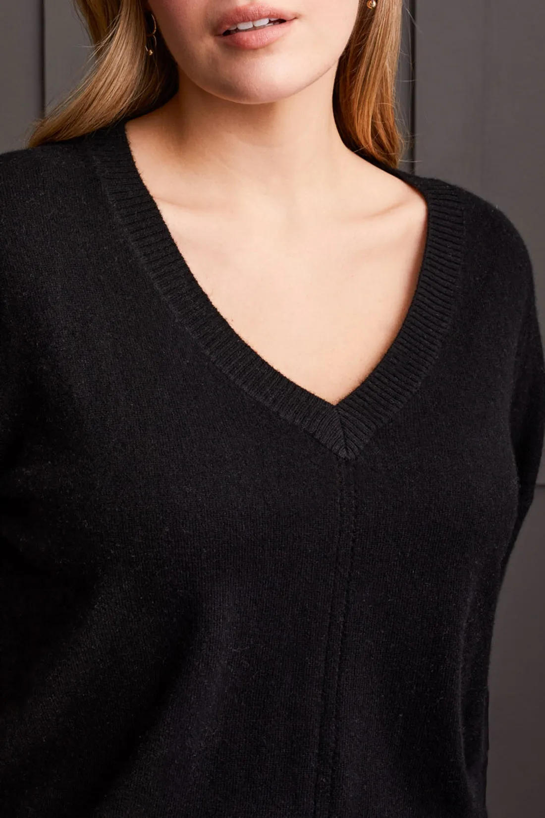 Tribal Pointelle Cashmere Sweater - Black sold by Boutique with Grace product image thumbnail 4