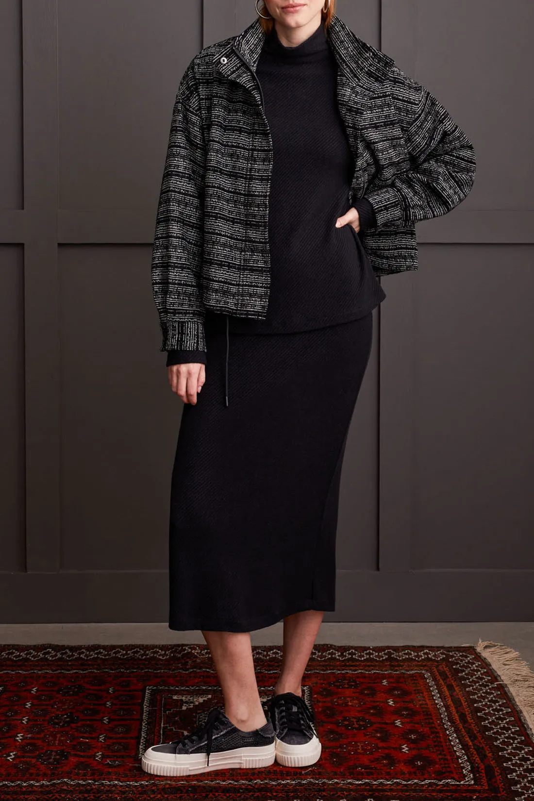 Tribal Erin Drop Shoulder Top - Black sold by Boutique with Grace product image thumbnail 3