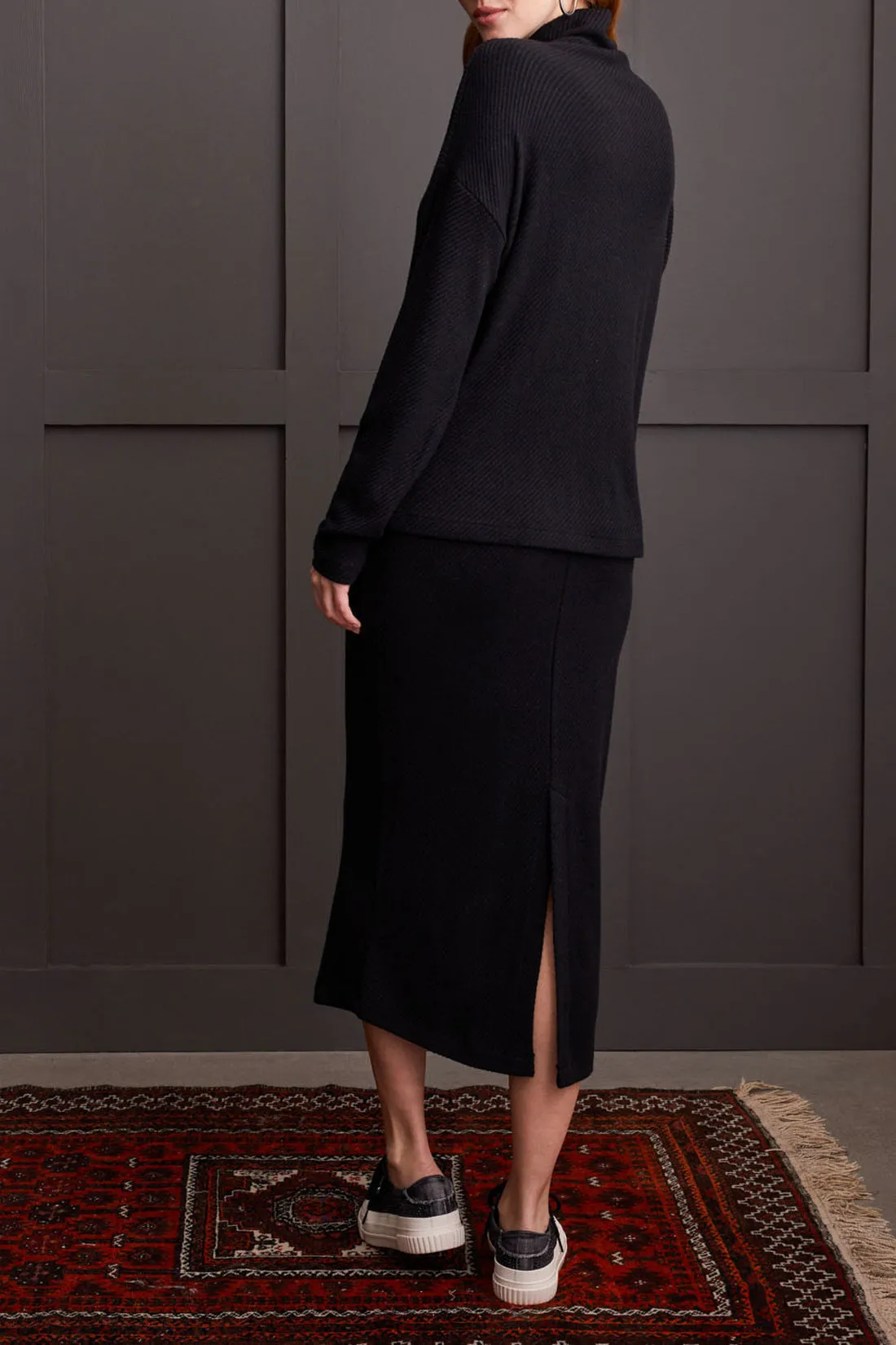 Tribal Erin Drop Shoulder Top - Black sold by Boutique with Grace product image thumbnail 2