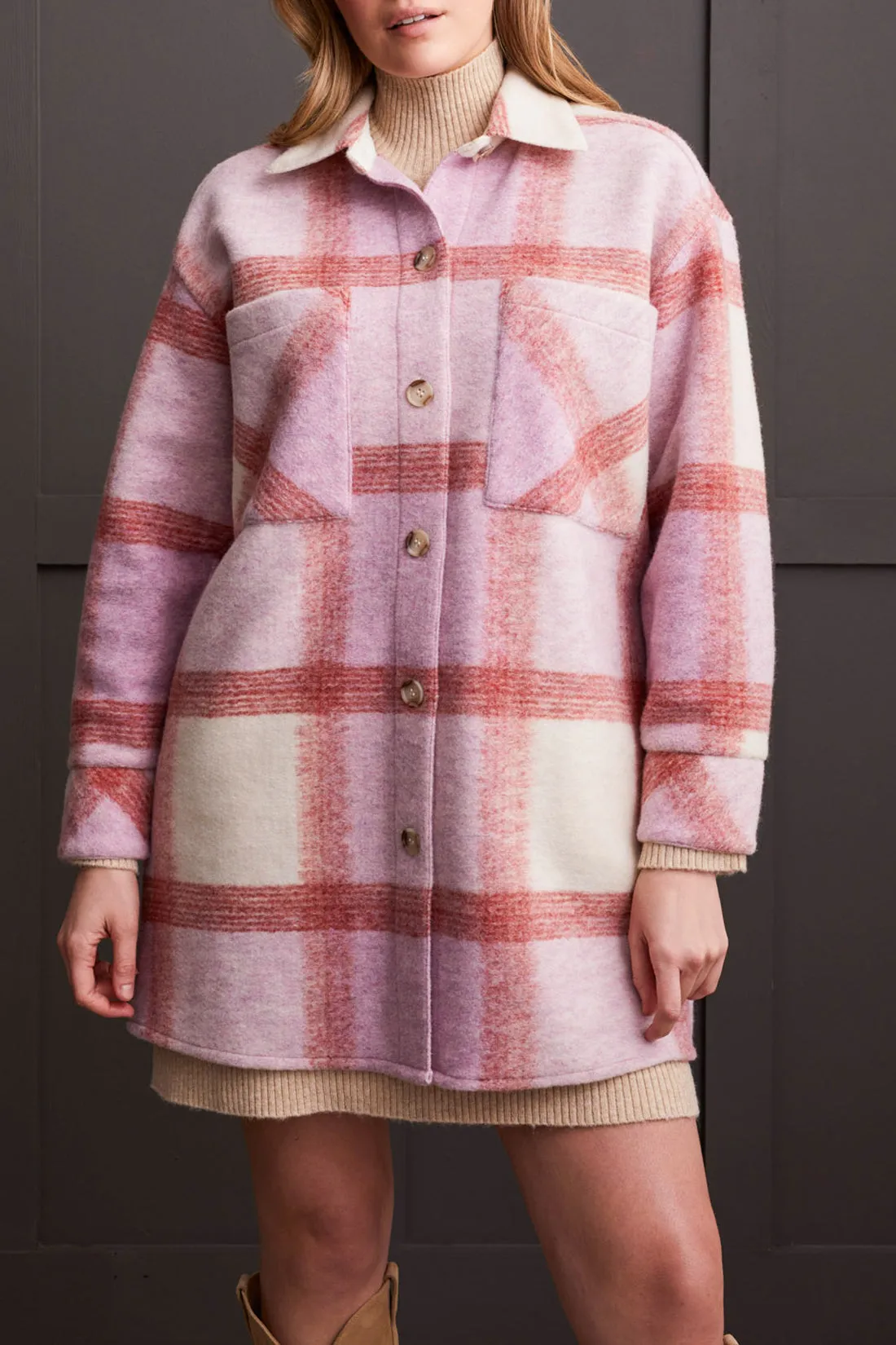 Tribal Lili Shacket - Orchid sold by Boutique with Grace product image thumbnail 2