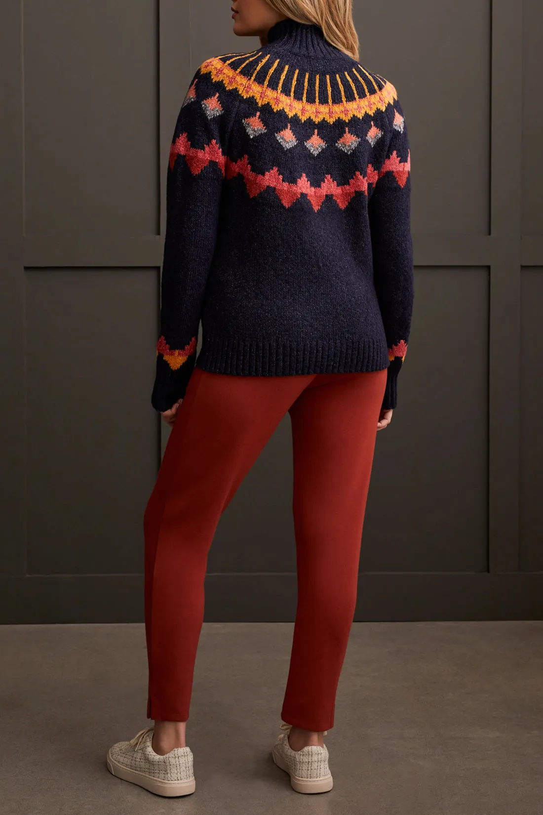 Tribal Beau Mock Neck Sweater - Night Sky sold by Boutique with Grace product image thumbnail 2