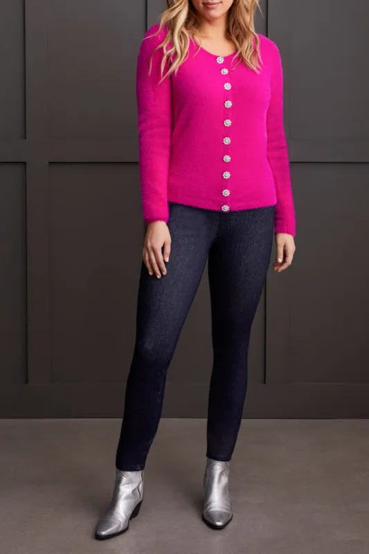 Tribal Audrey Pull-On Lurex Skinny - Starry Night sold by Boutique with Grace