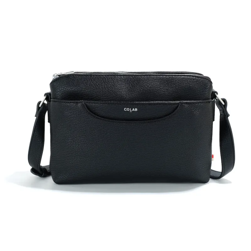 co-lab Magali Rounded Top Crossbody - Black sold by Boutique with Grace