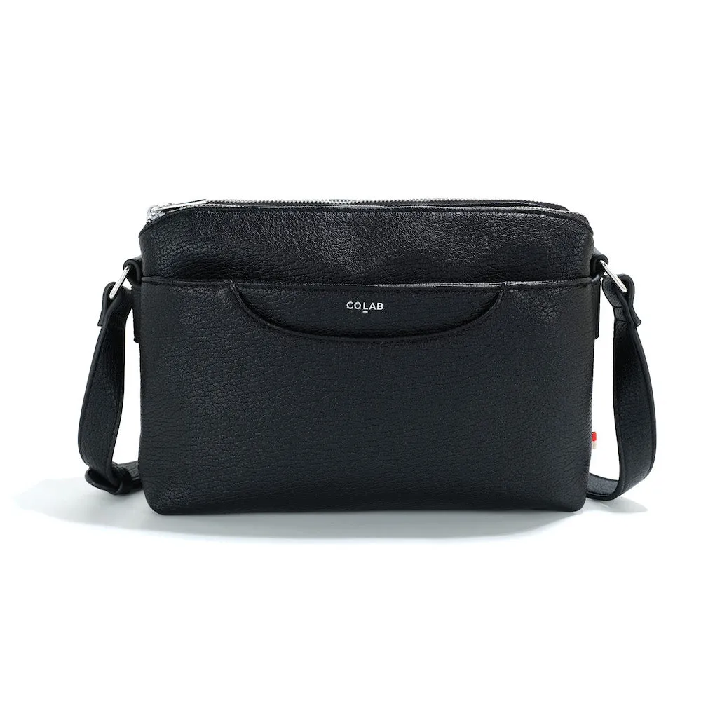 co-lab Magali Rounded Top Crossbody - Black sold by Boutique with Grace