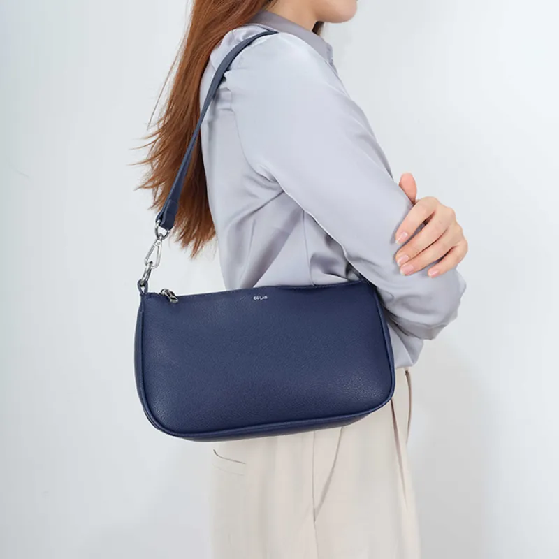 co-lab Chloe Baguette Crossbody - Midnight Blue sold by Boutique with Grace