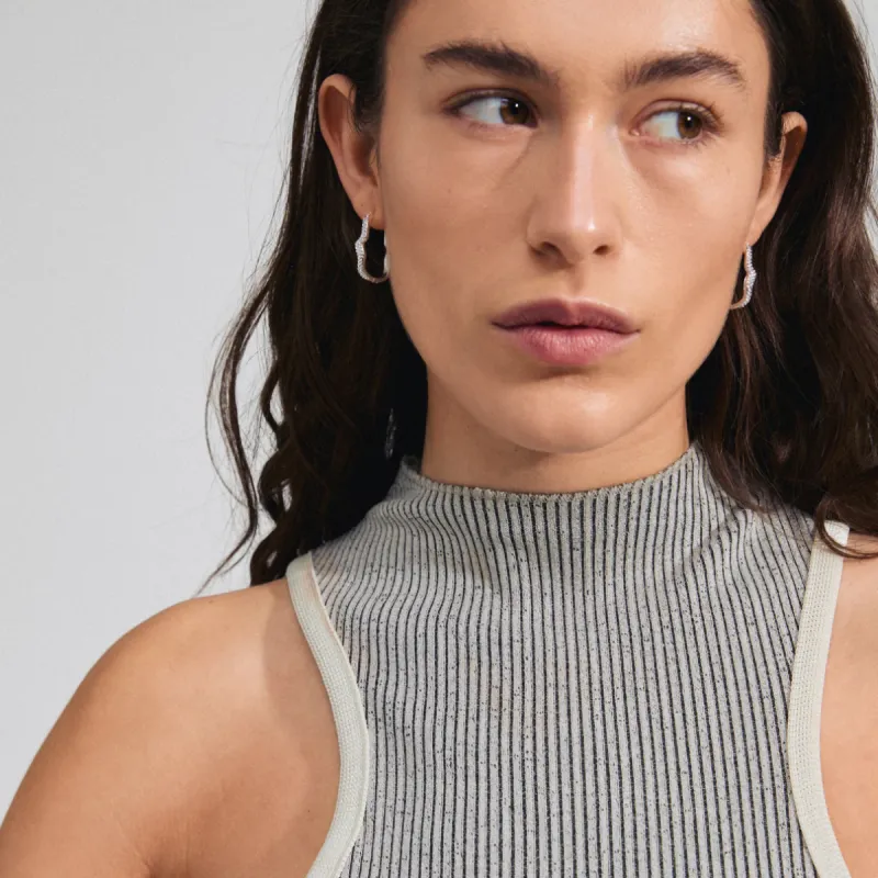 Pilgrim Connect Crystal Earrings - Silver sold by Boutique with Grace