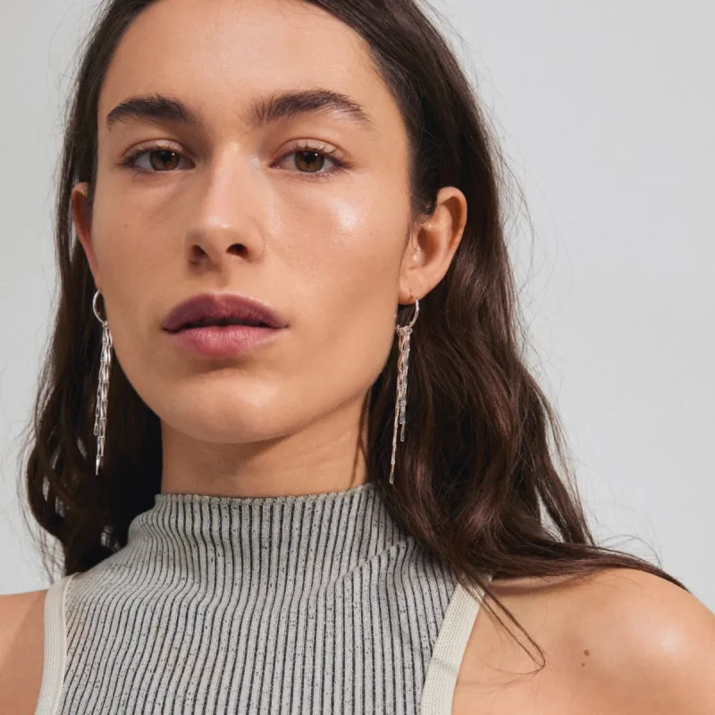 Pilgrim Connect Earrings - Silver sold by Boutique with Grace