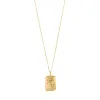 Pilgrim Libra Recycled Zodiac Necklace - Gold sold by Boutique with Grace