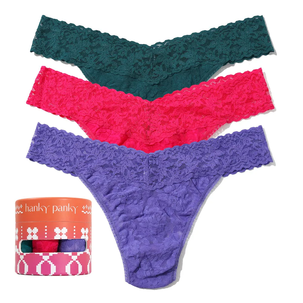 Hanky Panky Holiday Original Rise 3 Pack - HPF2 sold by Boutique with Grace product image thumbnail 2