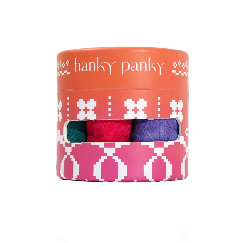 Hanky Panky Holiday Original Rise 3 Pack - HPF2 sold by Boutique with Grace