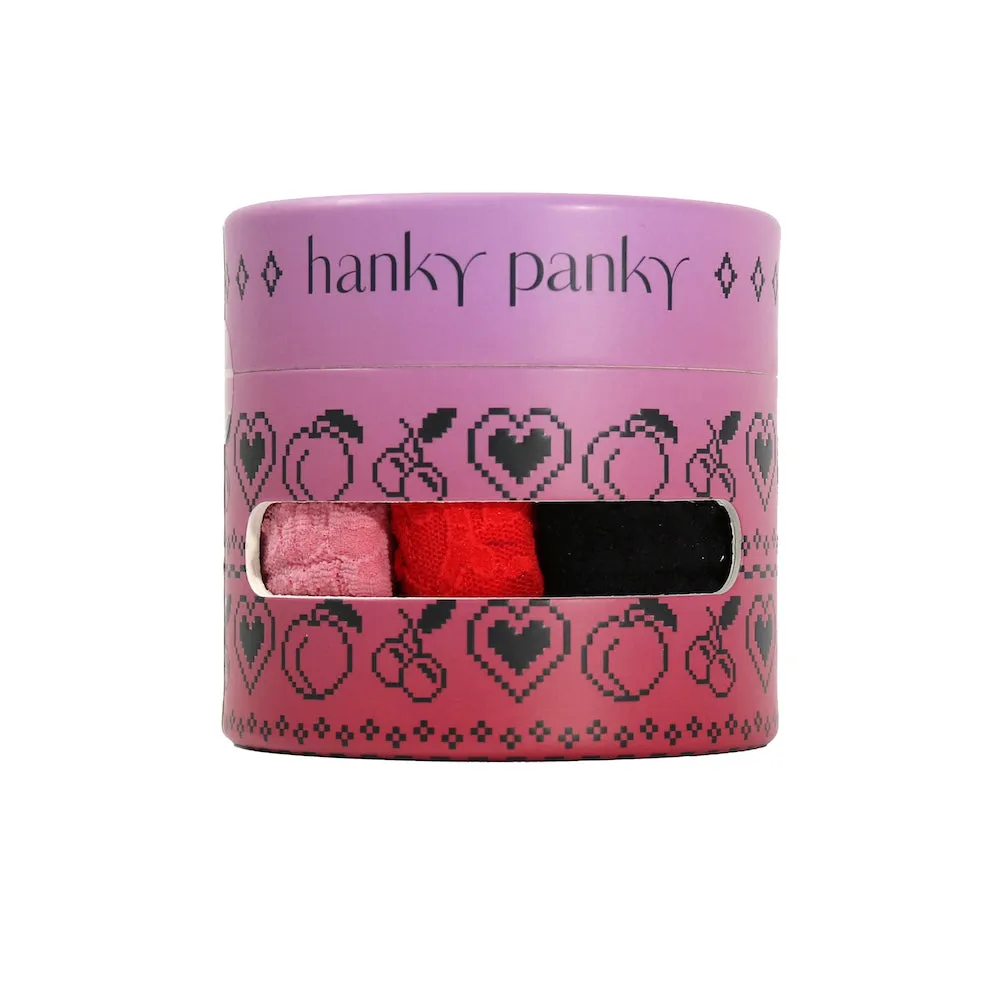 Hanky Panky Valentine’s Low Rise 3 Pack - HPF8 sold by Boutique with Grace