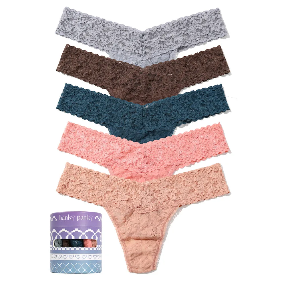Hanky Panky Holiday Low Rise 5 Pack - HPB1 sold by Boutique with Grace