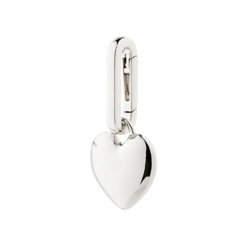 Pilgrim Heart Charm - Silver sold by Boutique with Grace