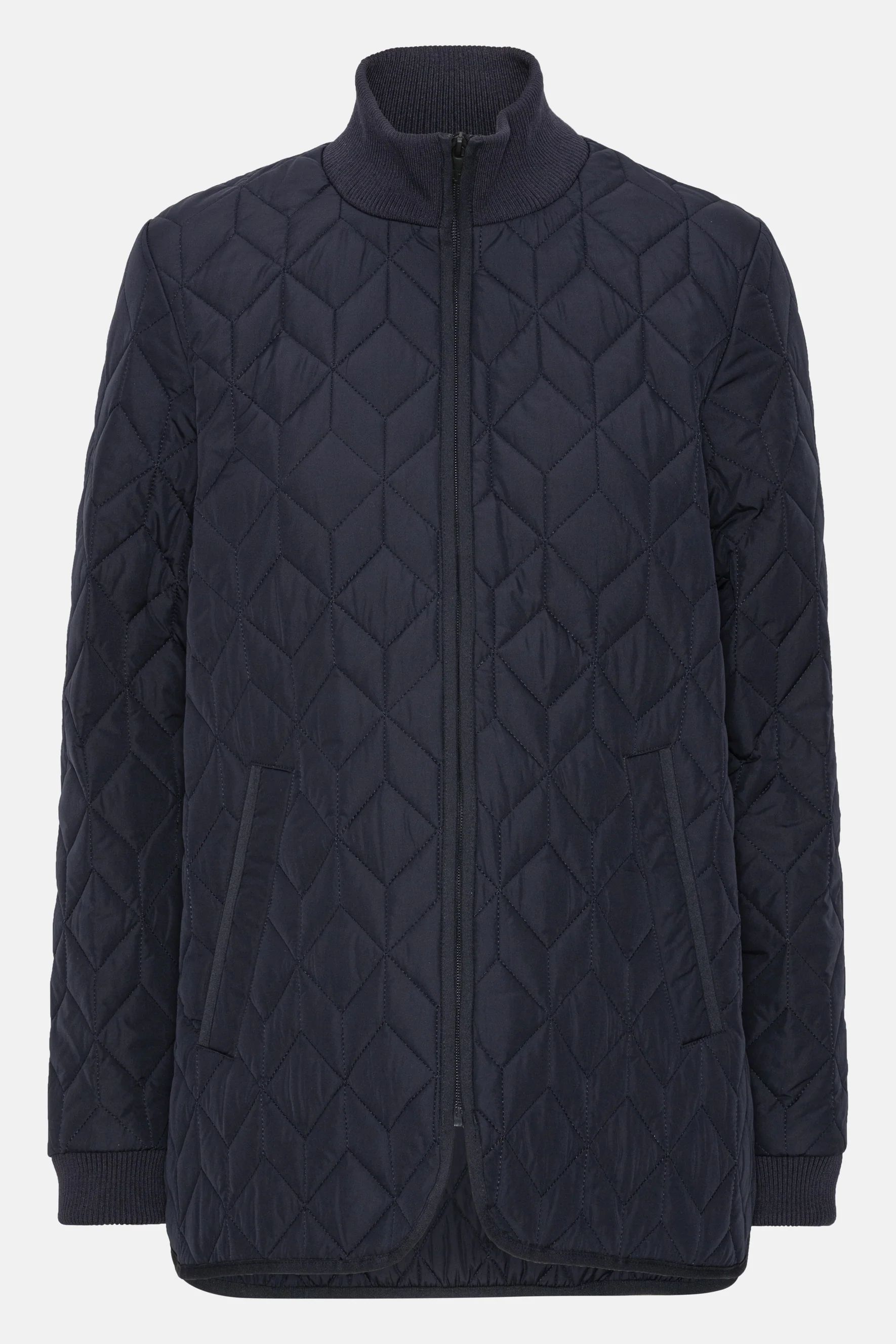 Ilse Jacobsen Quilt Jacket - Dark Indigo sold by Boutique with Grace