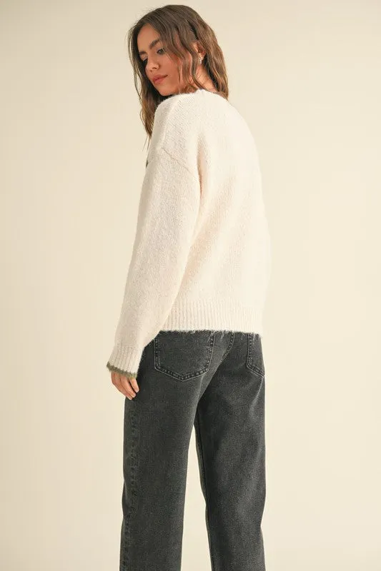 Miou Muse Rainbow Pattern Sweater sold by Boutique with Grace product image thumbnail 5