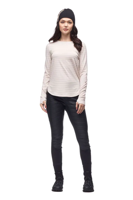 Indyeva Novara Crew Neck Tee - Rain/Shell Stripe made by Indyeva