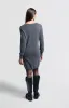 Yaya Alexandra Dress - Anthracite Melange sold by Boutique with Grace