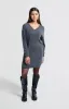 Yaya Alexandra Dress - Anthracite Melange sold by Boutique with Grace