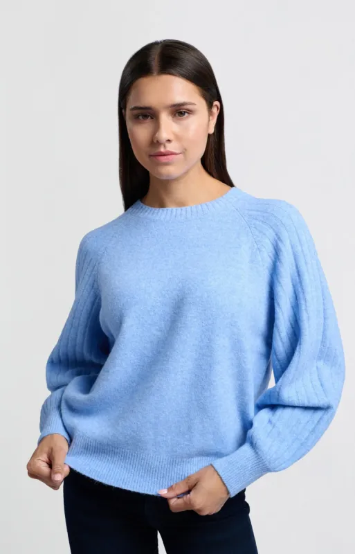 Yaya Andrea Sweater - Bel Air Blue sold by Boutique with Grace
