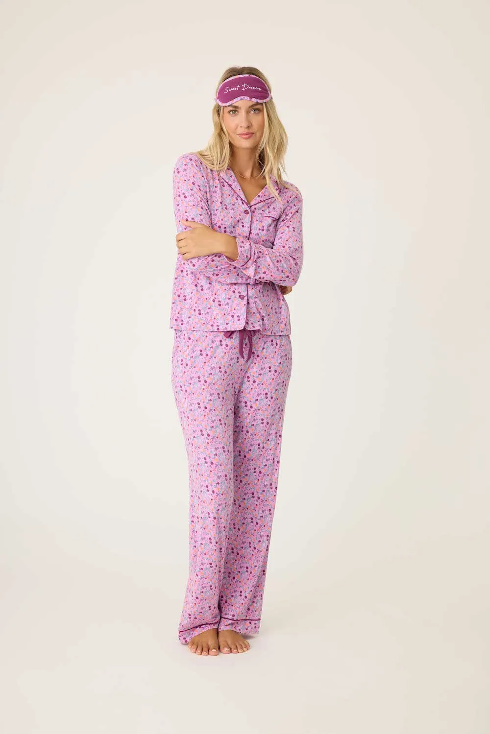 PJ Salvage Sweet Dreams PJ Set - Lilac sold by Boutique with Grace product image thumbnail 4