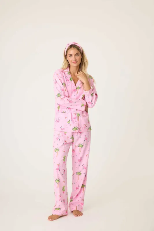 PJ Salvage Flannels - Pink Violet sold by Boutique with Grace