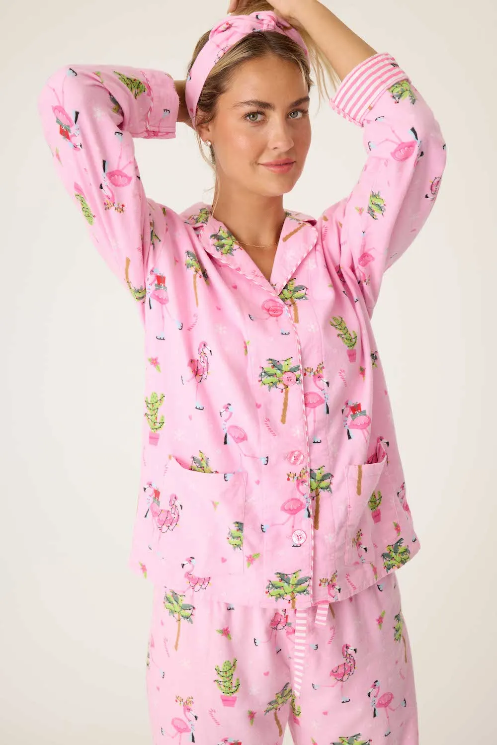 PJ Salvage Flannels - Pink Violet sold by Boutique with Grace product image thumbnail 3