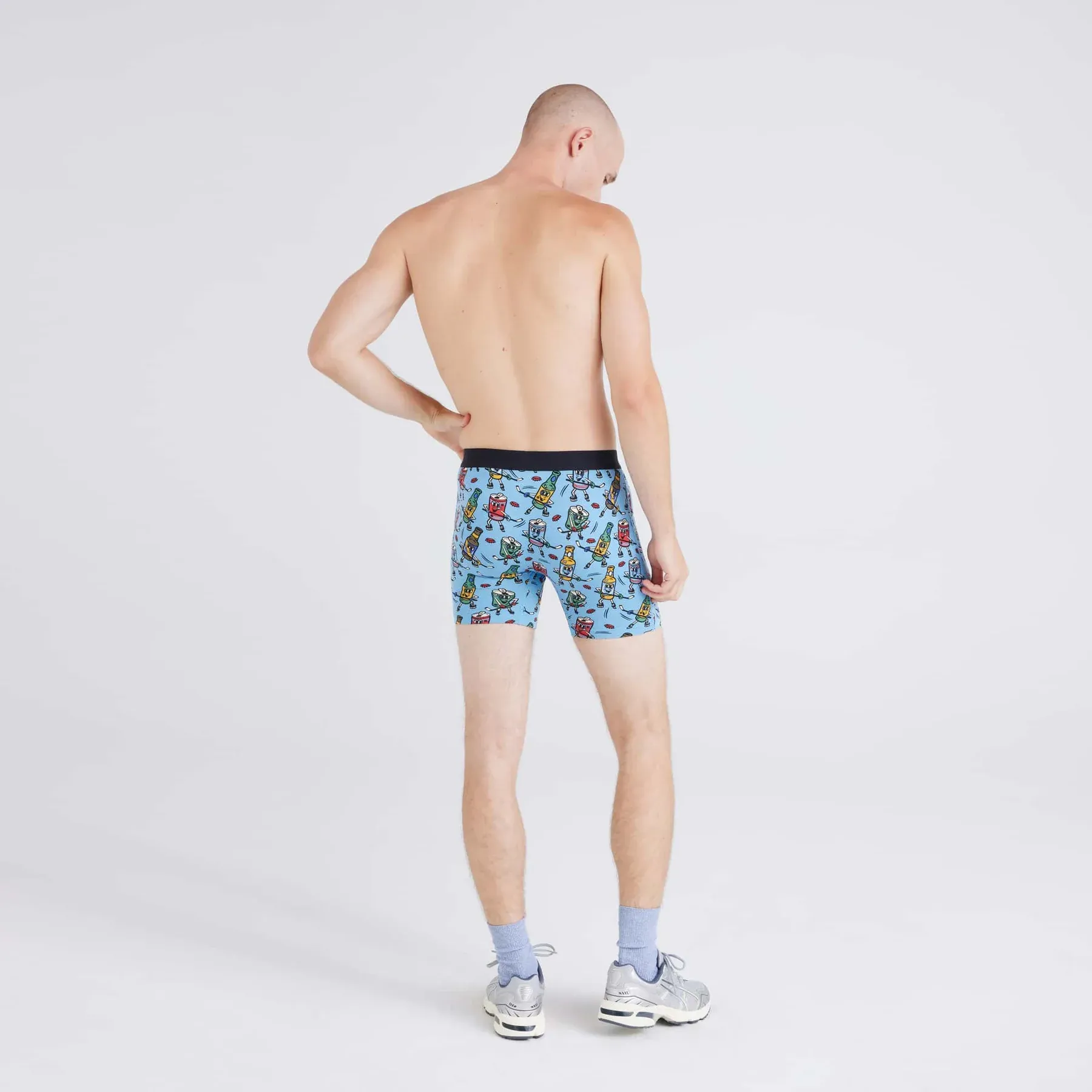 Saxx Vibe Xtra Boxer Brief 2 Pack - Beer Hockey/Blk sold by Boutique with Grace product image thumbnail 3