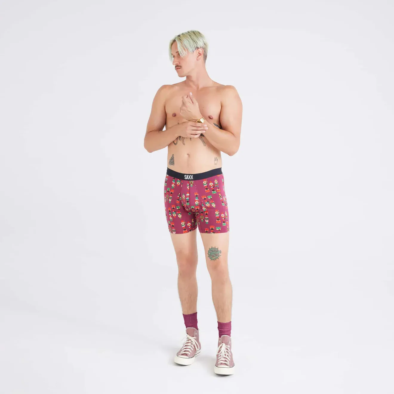 Saxx Ultra Boxer Brief - Nutcracker - Merlot sold by Boutique with Grace product image thumbnail 2